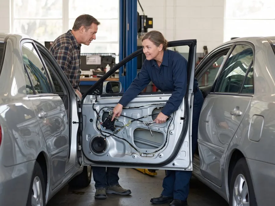 Window motor and regulator repair at Jordan Auto Repairs Jacksonville