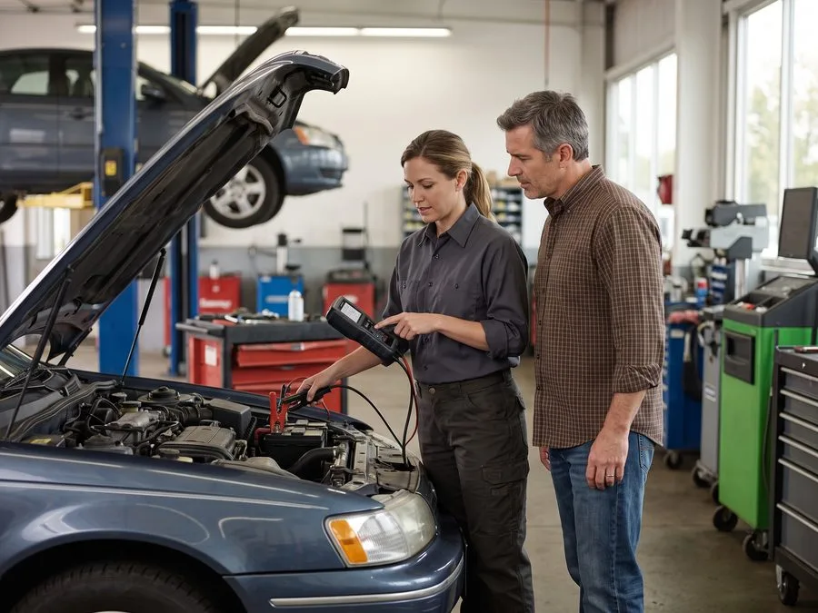 Battery diagnostic service at Jordan Auto Repairs Jacksonville FL