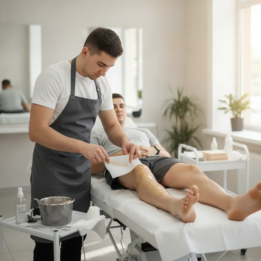 Legs waxing at Florida Fadez
