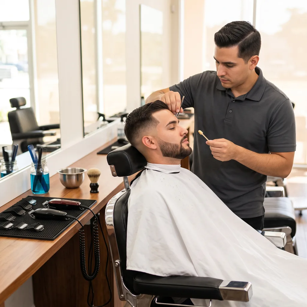 Ear and nose waxing at Florida Fadez
