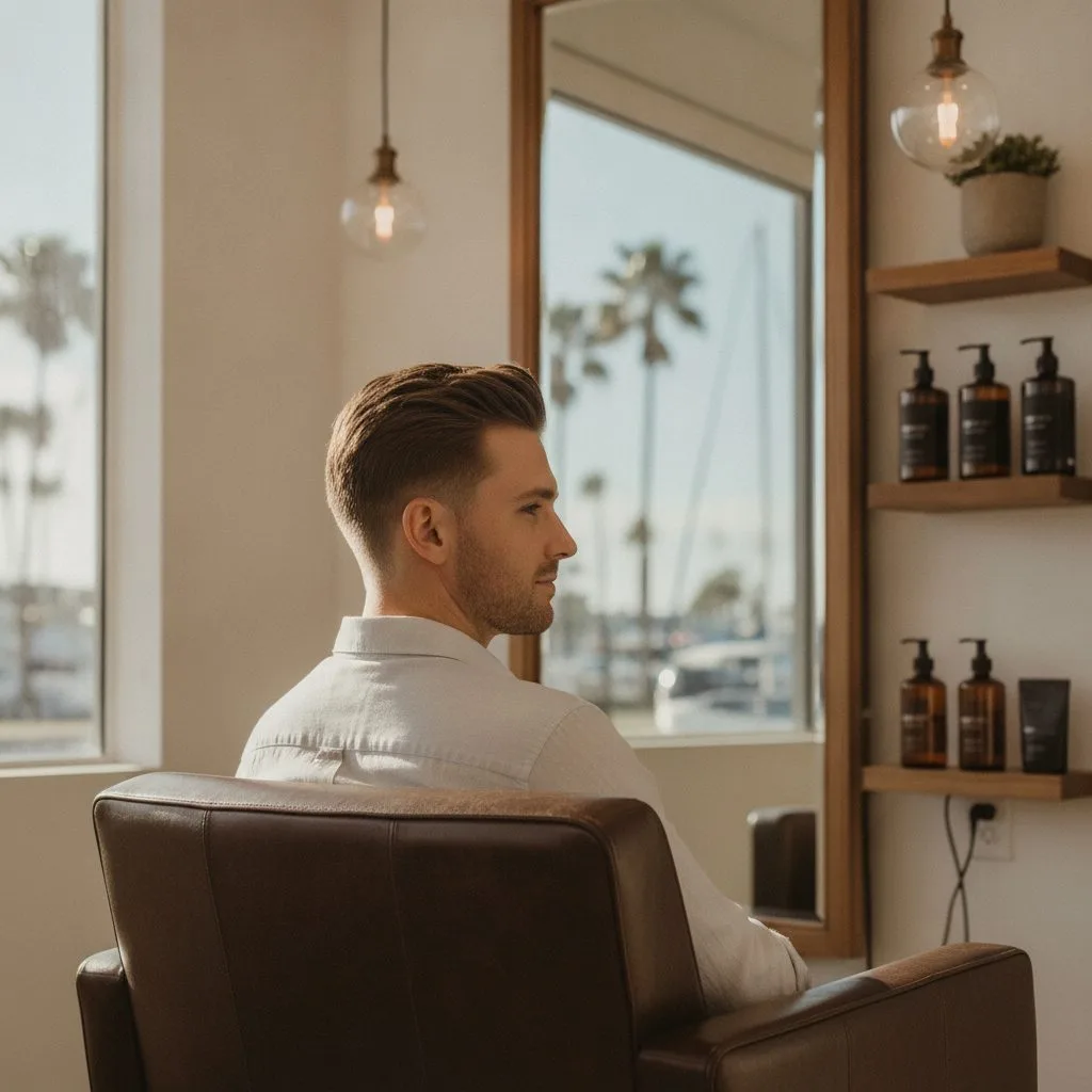 Finished men's haircut results