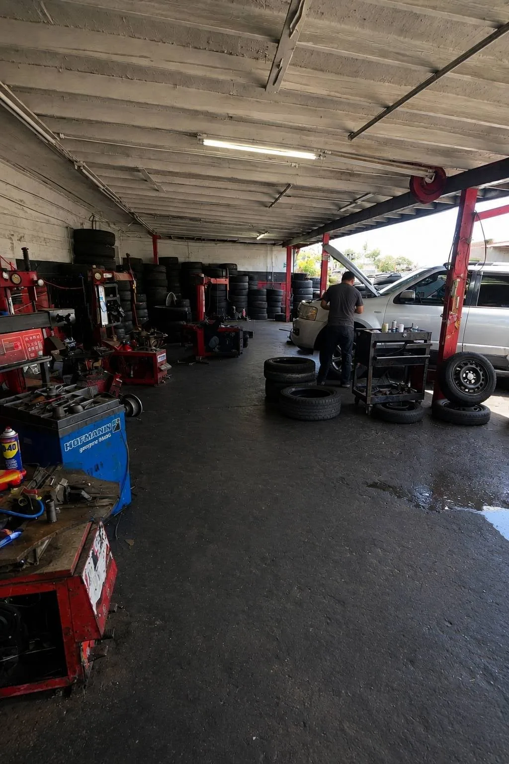 Tire repair and replacement service at Jordan Auto Repairs Jacksonville
