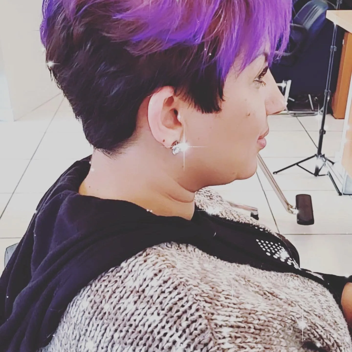 Women's haircut and blowout at Salon Sanaa Farmington Hills