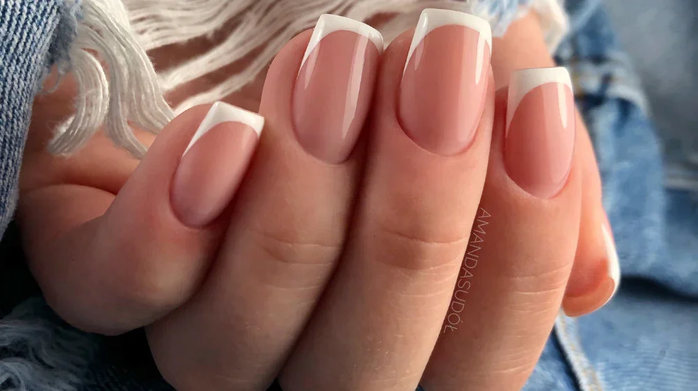 Manicure with gel polish at TK Nails in Westwood, Los Angeles