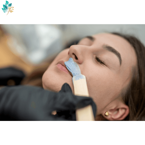 Upper lip waxing at TK Nails in Westwood, Los Angeles