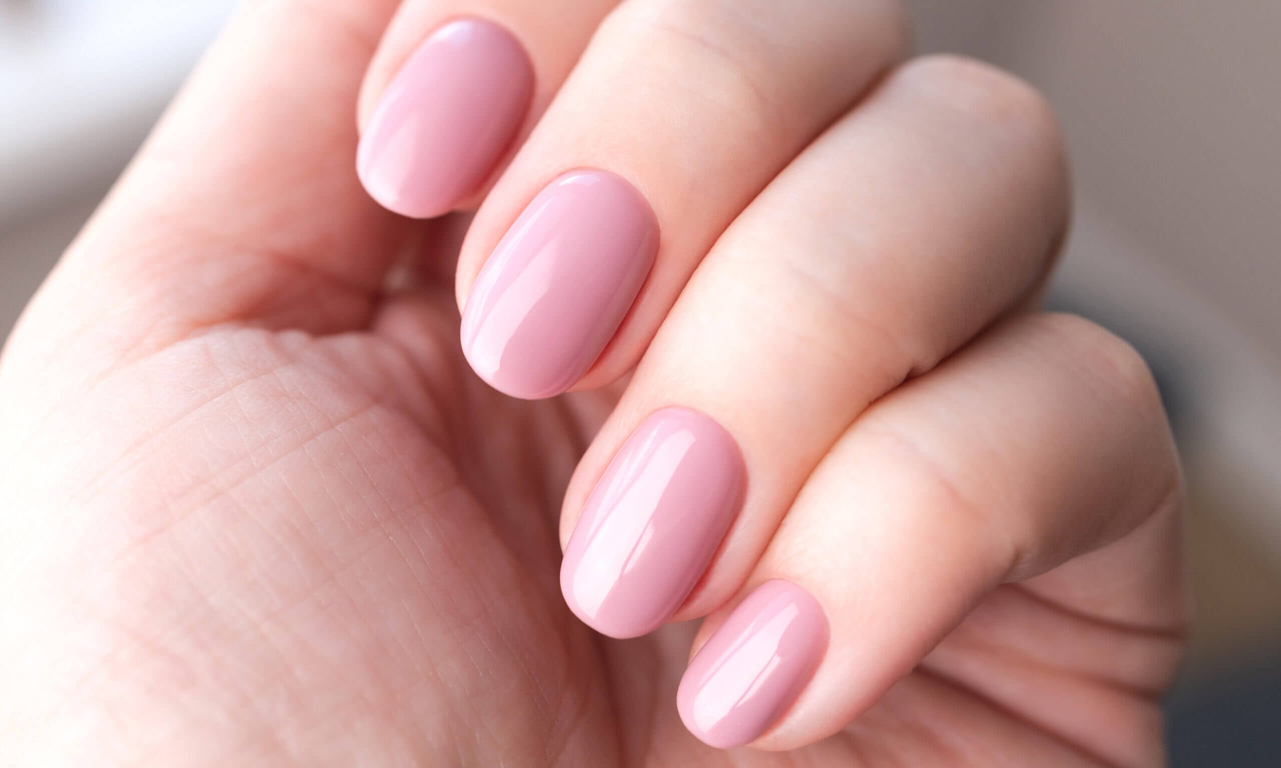 Manicure with no polish at TK Nails in Westwood, Los Angeles