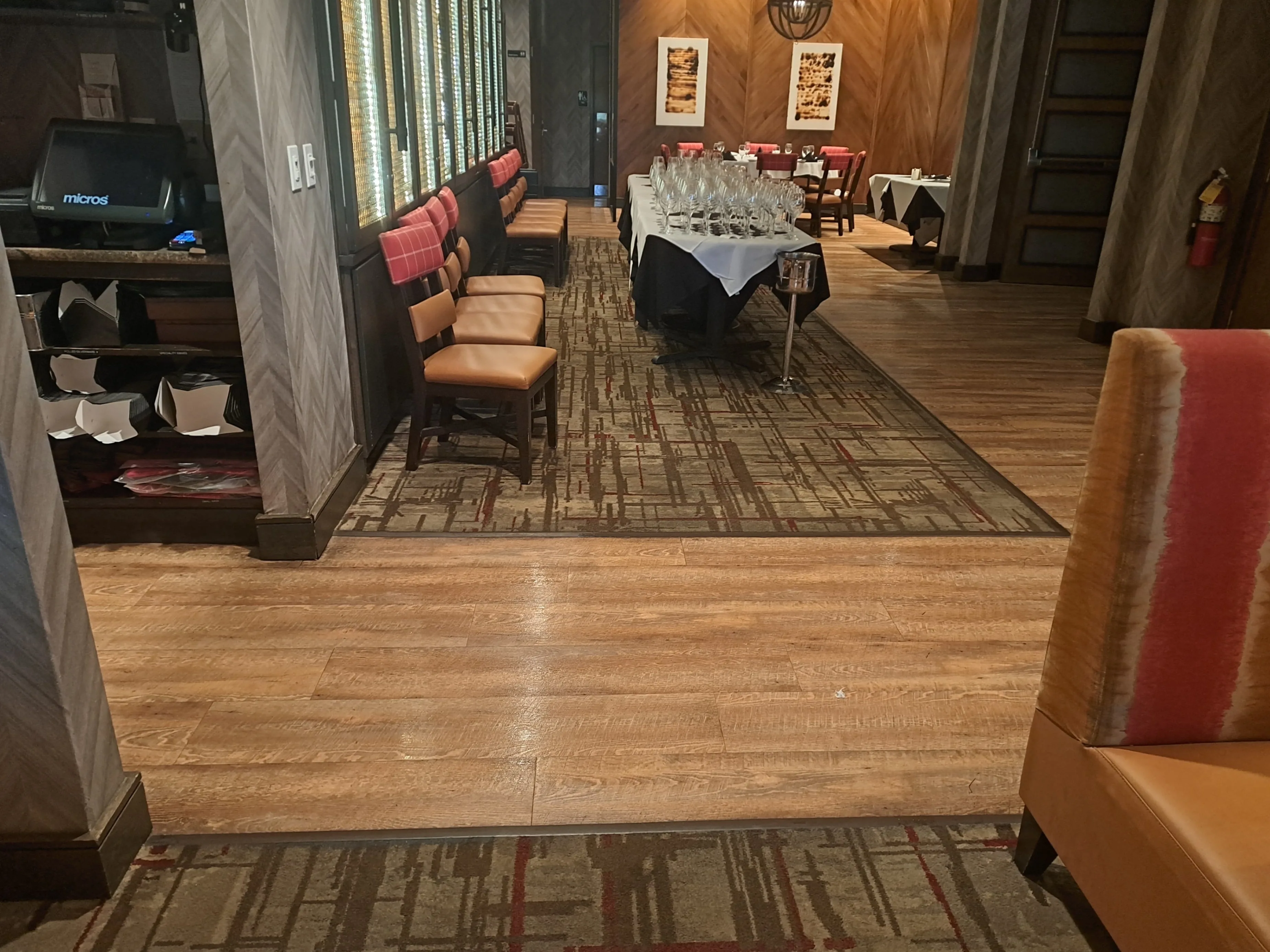 Commercial floor cleaning service