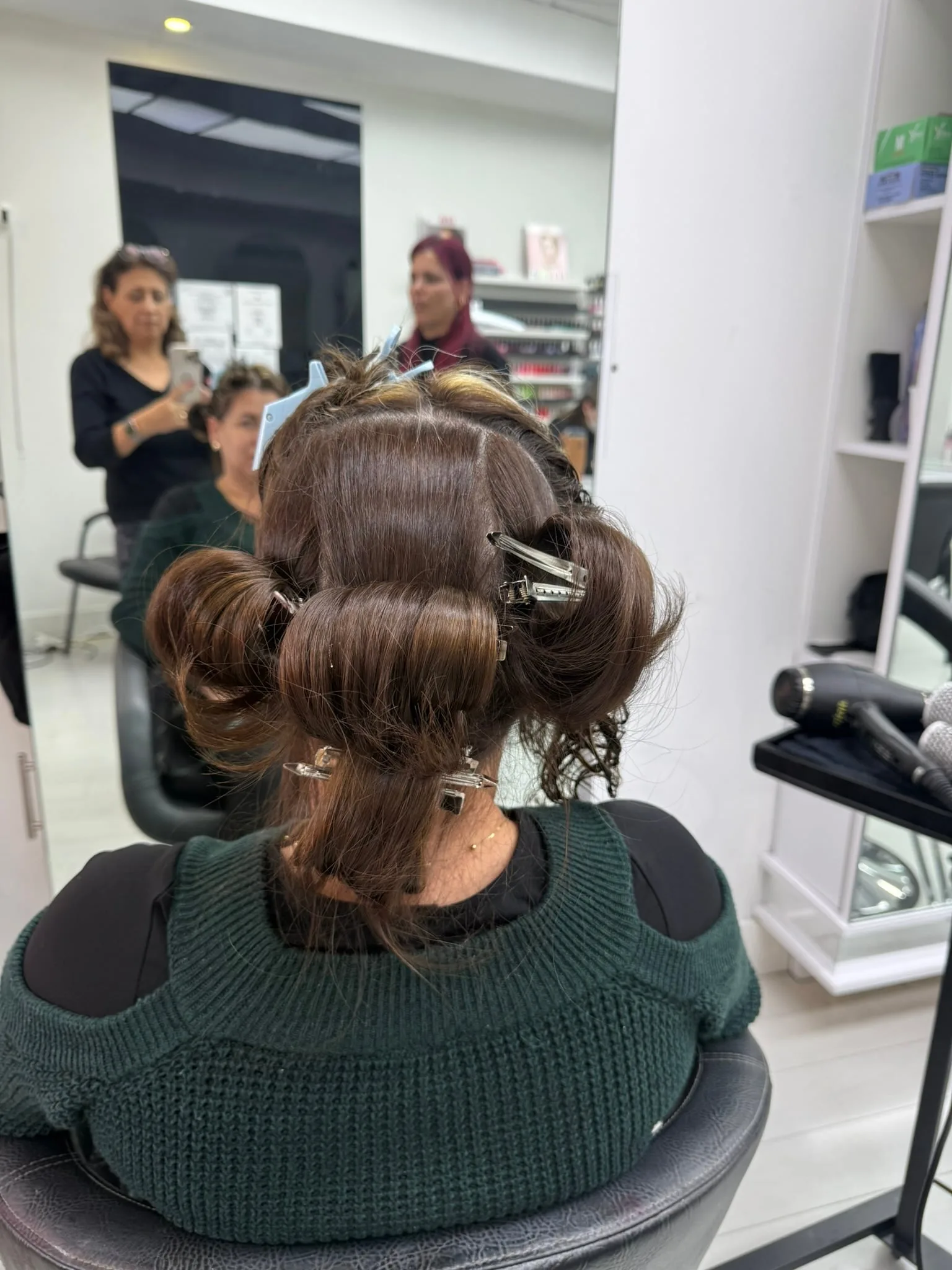 Brazilian blowout result at Rosée Atelier Beauty Salon in Miami