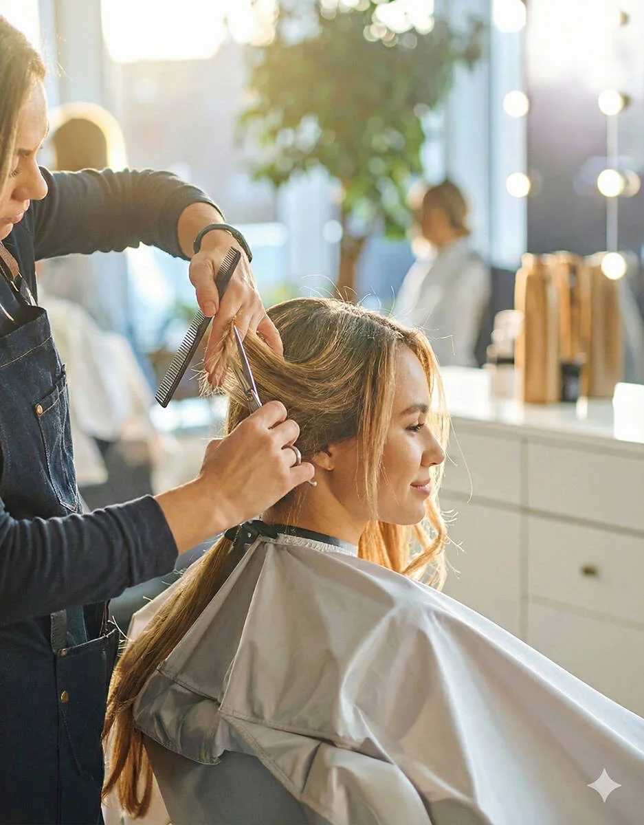 Braids service at Rosée Atelier Beauty Salon in Miami
